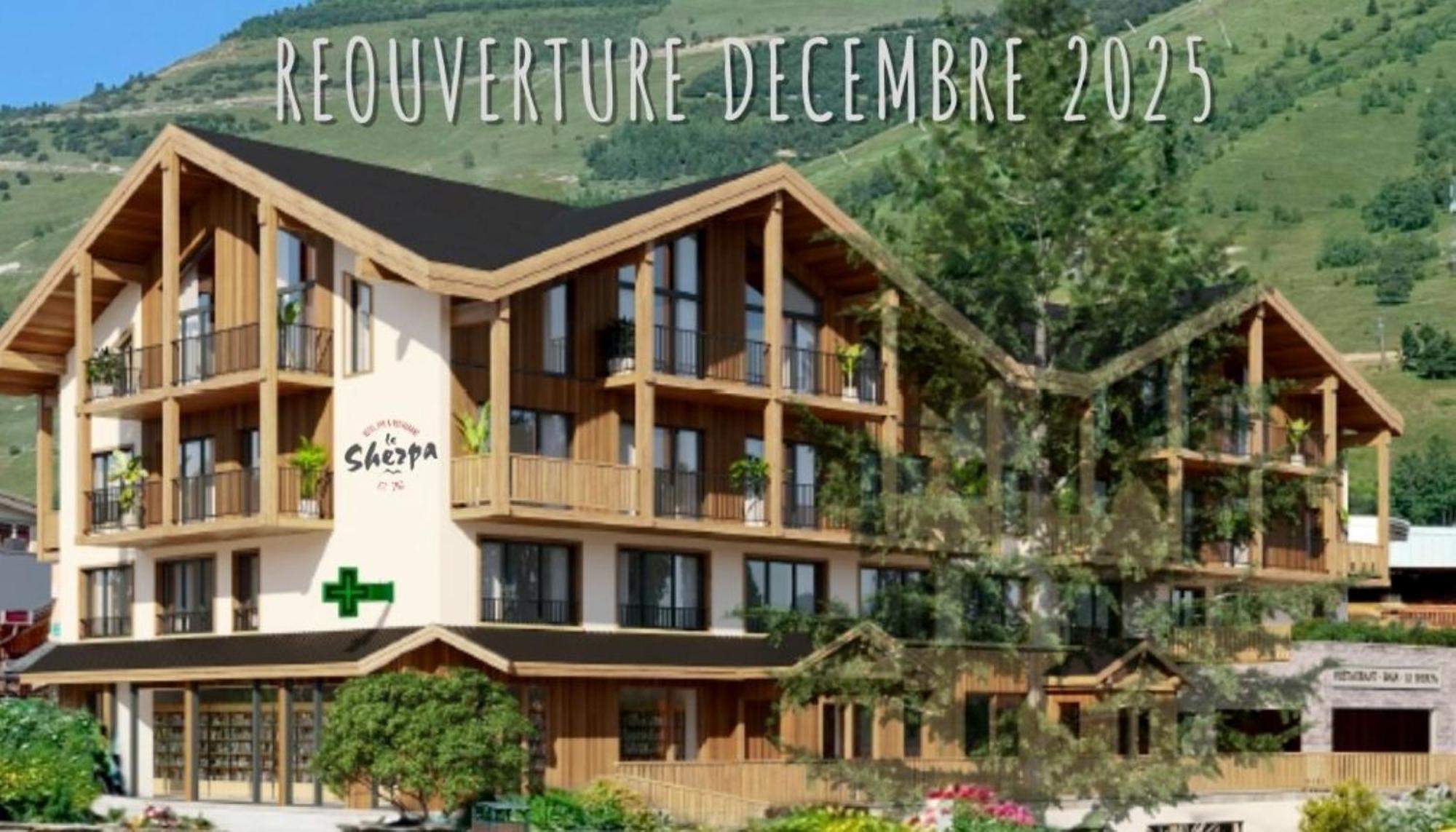 Hotel Le Sherpa Ле дез Альп Экстерьер фото